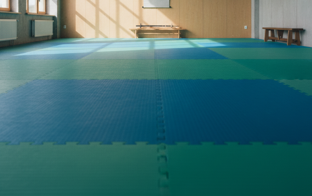 empty dojo mat