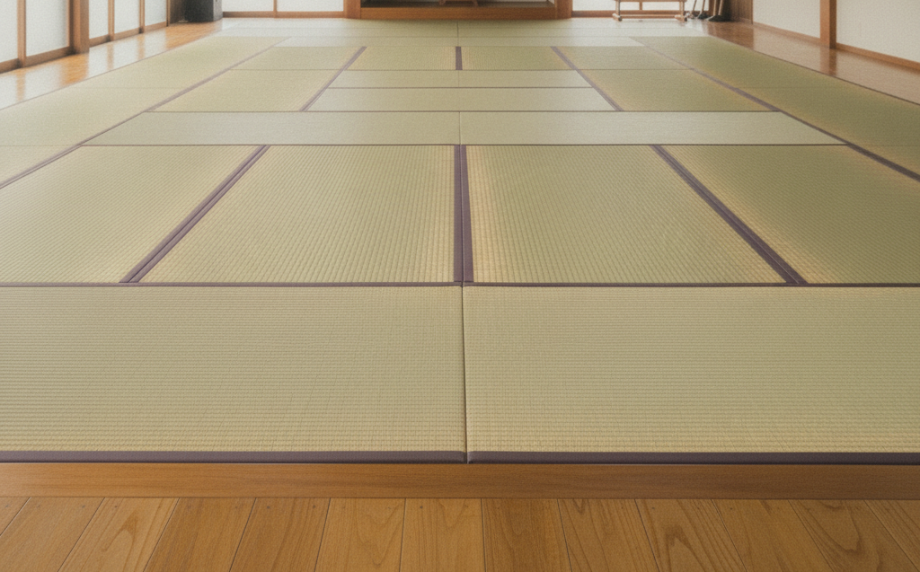 empty dojo mat